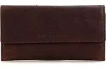 SPIKES & SPARROW Leder Geldb&ouml;rse Bronco Wallet RFID Dark Brown dunkelbraun -