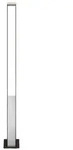 Lucande LED-Wegelampe Aegisa, 80 cm, anthrazit, Metall, IP54 - Schwarz