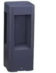 Lucande LED-Sockelleuchte Annika, anthrazit, Metall, 30 cm - Schwarz