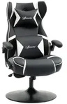 Vinsetto Gamingsessel mit Wippfunktion Gamingstuhl mit Lautsprecher B&uuml;rostuhl PU -