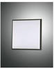 Fabas Luce LED Deckenleuchte Desdy in weiß und schwarz 16W 900lm 180x180mm