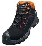 Uvex 2 STX, 12/40, Unisex, Erwachsener, Sicherheitsstiefel, Schwarz, Orange, HI, HRO,