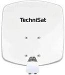 TechniSat DIGIDISH 33 | Sat-Sch&uuml;ssel mit Twin-LNB & Wandhalterung, 2 TN - Wei&szlig;