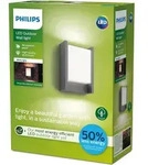 Philips Arbour Wandleuchte, 3,8 W, Wandbeleuchtung f&uuml;r den Au&szlig;enbereich,...