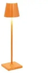 Poldina Pro Micro Orange LED-Tischleuchte, wiederaufladbar und dimmbar mit einer