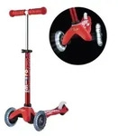 Micro MMD052, Kinder, Dreiradroller, Unisex, 50 kg, 3 Rad/R&auml;der, Polyurethan - Rot