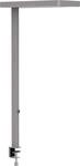 MAUL Tischaufbau Leuchte MAULjaval LED 4.000 K dimmbar Klemmfu&szlig; 120 cm silber