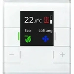MDT Glas Raumtemperaturregler Smart mit Farb display, Wei&szlig;, 1 Stk.