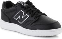 New Balance BB 480 - Herren Schuhe Leder Schwarz BB480LBT , Gr&ouml;&szlig;e: EU 41.5 US 8