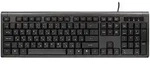 Inter-Tech Tas KM-3149R Tastatur+Maus QWERTY dt/kyril. schw. retail - Schwarz