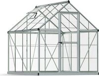 Palram - Canopia Aluminium Gew&auml;chshaus Harmony 68 Silber 247x185x208 cm
