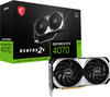 MSI GeForce RTX 4070 Ventus 2X 12G OC Grafikkarte - NVIDIA RTX 4070 GPU, 12GB