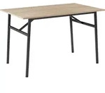 tectake&reg; Esstisch Swansea Industrial Style 120 x 75 x 76 cm - Braun