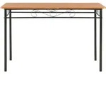 vidaXL Esstisch Braun 120&times;70&times;75 cm MDF - Braun
