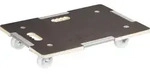 WAGNER Transporthilfe MAXIGRIP f&uuml;r EUROBOXEN - 64 x 44 x 11 cm, Rollen &Oslash; 75 mm,