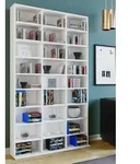 VCM Holzregal stehend | platzsparender CD-Schrank f&uuml;r 1080 CDs oder 504 DVDs 