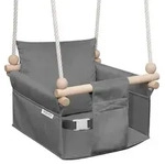 MAMOI Kinderschaukel mit Sicherheitsgurt, h&ouml;henverstellbar 150&ndash;190 cm, Schaukel