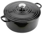BK Cookware Bourgogne Schmortopf Emailliertes Gusseisen, Deckel mit...