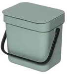 Brabantia Sort & Go Abfallbeh&auml;l. Jade Green 3 L - Gr&uuml;n