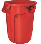 RUBBERMAID Mehrzwecktonne rot 121l PE Au&szlig;en-&Oslash;560xH692mm - FG263200RED - Rot