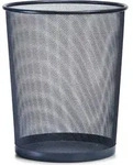 Zeller Papierkorb, anthrazit, Mesh &Oslash;29,5x35 - Grau