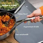 SILBERTHAL Bratpfanne Induktion 28 cm - Beschichtete Pfanne - Edelstahl - F&uuml;r alle