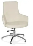 hjh OFFICE Loungesessel SHAKE 300 Kunstleder Sessel Relaxsessel gepolstert - Wei&szlig;