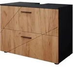 Waschbeckenunterschrank Vicco Irma Goldkraft Eiche/Anthrazit 80 x 58.6 cm, Model