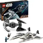 LEGO 75348 Star Wars Mandalorianischer Fang Fighter vs. TIE Interceptor Set,