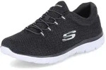 Skechers Schuhe Slipon Quick Lapse, 12985BKW - Schwarz - 35