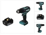 Makita DHP 485 M1 Akku Schlagbohrschrauber 18 V 50 Nm Brushless + 1x Akku 4,0...