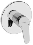 Hansa Duscharmatur Hansamix Chrom, UP-Brause-Einhebelmischer Wandmontage - Silber