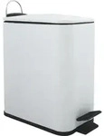 Spirella Treteimer Paris - weis - 5L - Metall - 28 x 14 x 29 cm - Wei&szlig;