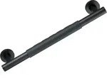 WENKO Wandhaltegriff Secura Dusche Duschgriff Badewanne Edelstahl Schwarz 40.5cm