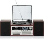 Roadstar HIF8892DBT, Home-Audio-Minisystem, Kirsche (Frucht), 64 W, FM, PLL, Blau,