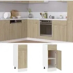 vidaXL Schubunterschrank Lyon Sonoma-Eiche 30x46x81,5 cm Holzwerkstoff - Braun