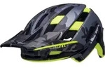 Bell Super Air Spherical Fahrradhelm matte camo/hi-viz L Grau - Blau