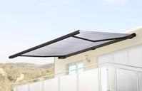 Elektrische Kassettenmarkise MCW-H27, Markise Vollkassette 6x3m Acryl creme,...