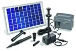 Solar-Pumpenset Esotec Napoli LED, Akkuspeicher, 750 l/h