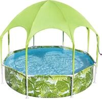 Bestway&reg; Steel Pro&trade; Frame Pool mit Sonnenschutzdach "Splash-in-Shade" ohne Pumpe