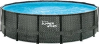Summer Waves P4A01648B, Summer Waves Elite Frame Pool Aufstellpool rund...