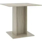 vidaXL Esstisch Sonoma-Eiche 80x80x75 cm Holzwerkstoff - Braun