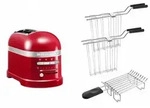 KitchenAid Set 2, 2-Scheiben Toaster Artisan 5KMT2204 Empire Rot - Rot