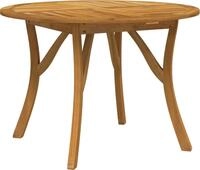 vidaXL Gartentisch &Oslash; 110 cm Massivholz Akazie