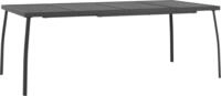 vidaXL Gartentisch Anthrazit 200x100x72 cm Stahlgitter