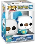 Pok&eacute;mon - Oshawott Moustillon Ottaro 886 - Funko Pop! Vinyl Figur - Blau