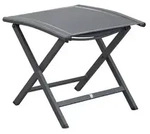 LC Garden Unicamo Hocker Aluminium/Textilene klappbar - Schwarz