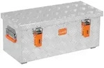 ALUBOX Riffelblech Alukiste 37 Liter - 37 Liter - Silber