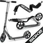 Kickboard Roller Kinderoller Scooter SOKE CITY Grau - Grau