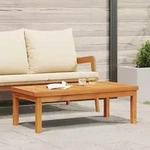 vidaXL Couchtisch 100x50x33 cm Massivholz Akazie - Braun